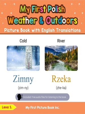 cover image of My First Polish Weather & Outdoors Picture Book with English Translations